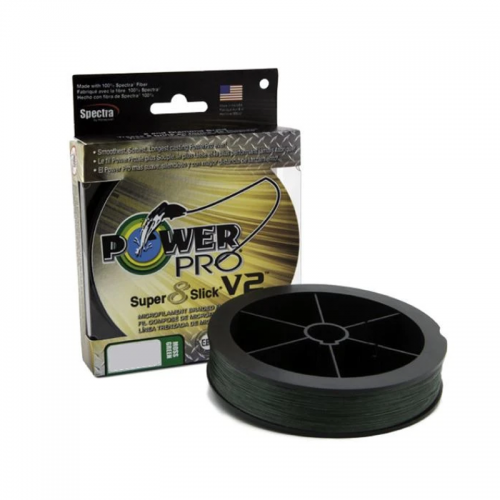 Power Pro Super8Slick V2  Braided Line - Moss Green